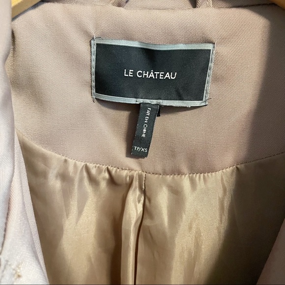 Le Chateau Nude Trench Coat- XS - Picture 5 of 6